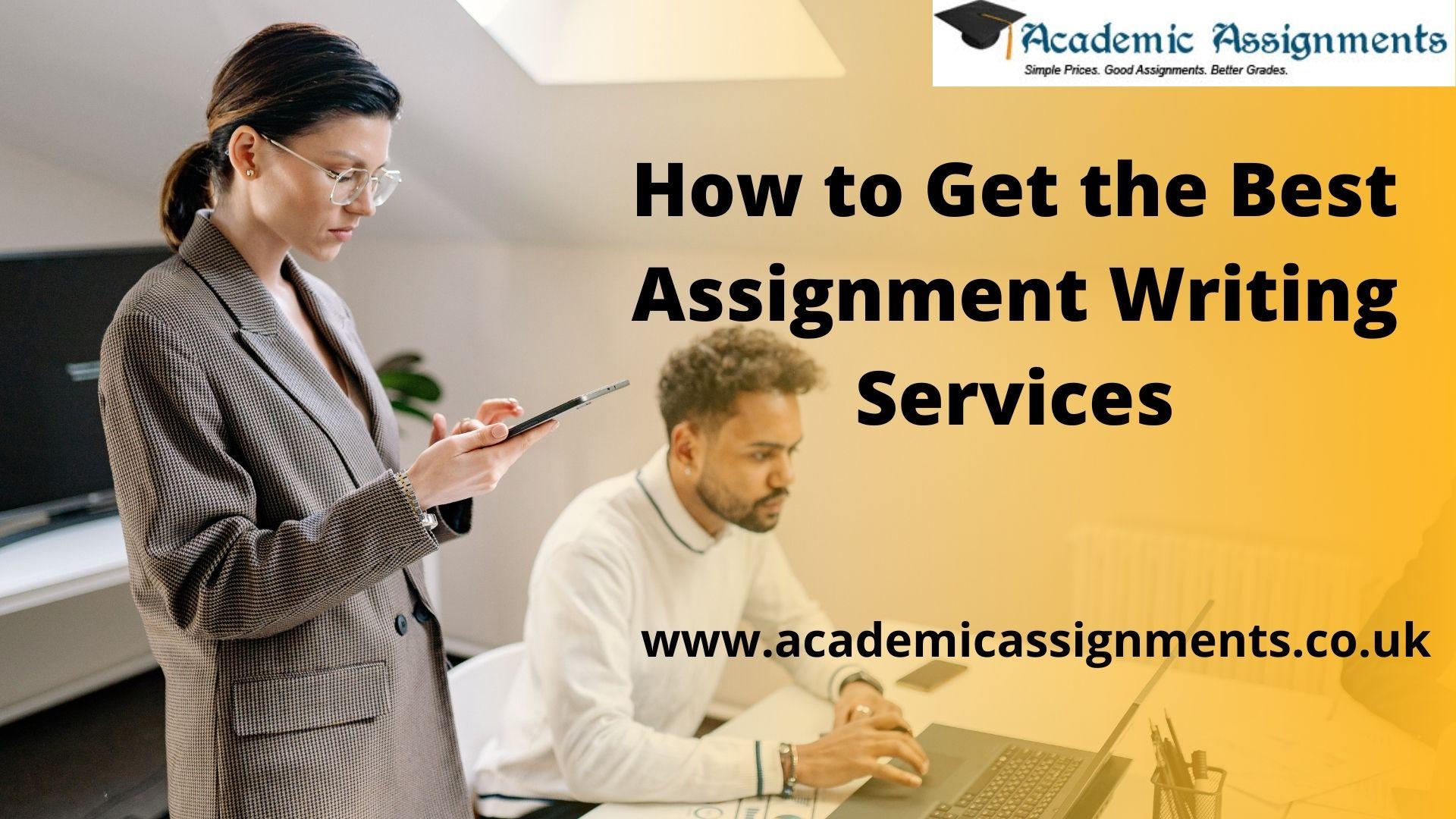 assignment writing service near me