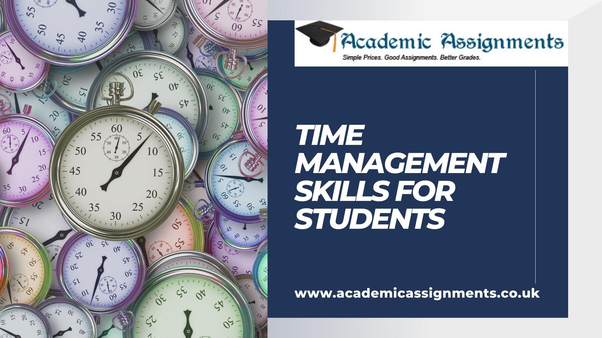 time management skills assignment