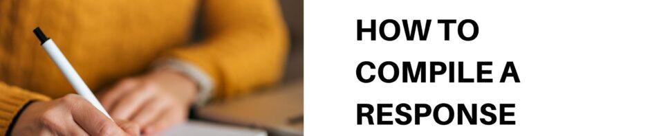 HOW TO COMPILE A RESPONSE ESSAY